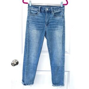 American Eagle Outfitters Next Level Stretch high rise Jegging Crop Jeans